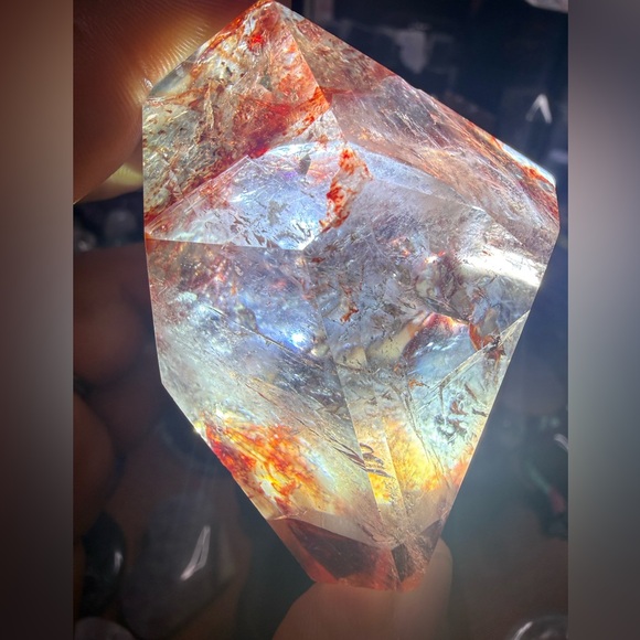Huge Fire Quartz Free Form - Picture 5 of 5